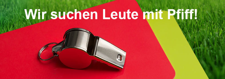 Wir suchen Leute mit Pfiff