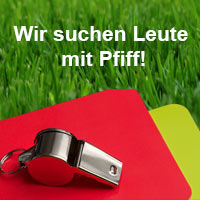 Wir suchen Leute mit Pfiff